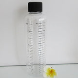 10pcs PET Plastic Refillable Water Bottles 110ML&230ML Transparent Graduated Measurement Childproof Cap Liquid Storage Container
