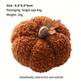 Halloween Plush Pumpkin Ornament—Table Decoration, Decorative Prop, Party Supplies, Photo Prop