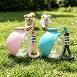 Portable Pet Water Bottle,Leak-Proof Travel Water Dispenser with Bowl , Outdoor Walking and Travel Drinking and Feeding Containe
