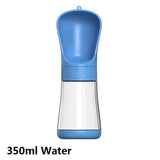 2-in-1 Portable Pet Water Bottle with Food Container - Foldable Travel Dispenser for Dogs & Cats Leakproof Outdoor Hydration