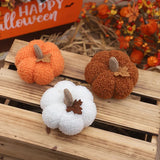 Halloween Plush Pumpkin Ornament—Table Decoration, Decorative Prop, Party Supplies, Photo Prop