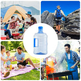 5L/7.5L Thickened PET Water Bottle with Handle Water Canteen for Picnic Outdoor Hiking Camping Multifunctional Pure Water Jug