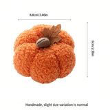 Halloween Plush Pumpkin Ornament—Table Decoration, Decorative Prop, Party Supplies, Photo Prop