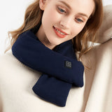 Electric Neck Heating Scarf winter warm Heated Scarfs soft Three-gear Temperature Control Neck Wrap Warmer no battery