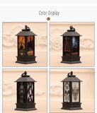 Halloween Portable LED Lanterns Witch Castle Ghost Pumpkin Decor for Parties Events Lighthouse-Inspired Atmosphere Perfect Gift