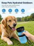 Portable Dog Water Bottle 500ML Collapsible Pet Travel Drinking Cup Squeeze Water Feeder Bowl for Dogs Cats