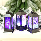 Halloween Portable LED Lanterns Witch Castle Ghost Pumpkin Decor for Parties Events Lighthouse-Inspired Atmosphere Perfect Gift