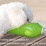Dog Water Bottle Portable Foldable Dog Watering Container Puppy Water Dispenser for Pet Parents Animal Lovers Trainers Hiking