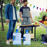 5L/7.5L Thickened PET Water Bottle with Handle Water Canteen for Picnic Outdoor Hiking Camping Multifunctional Pure Water Jug