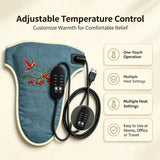 Electric Heated Neck Wrap Adjustable Temperature Timer Herbal Hot Compress For Neck Pain Relief Home Office Use