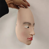 Halloween Christmas Party Cosplay Realistic Female Mask Funny Crossdress Mask Party Ball Performance show mask Fancy dress up
