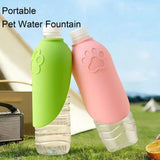 Dog Water Bottle Portable Foldable Dog Watering Container Puppy Water Dispenser for Pet Parents Animal Lovers Trainers Hiking