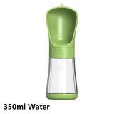 2-in-1 Portable Pet Water Bottle with Food Container - Foldable Travel Dispenser for Dogs & Cats Leakproof Outdoor Hydration