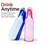Portable Pet Water Bottle For Dog Cat Outdoor Walking Travel Pet Water Dispenser Leakproof Dog Water Bottle Pet Drinking Supplie