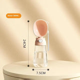 Pet Water Bottle Outdoors 480ml Portable Dog Water Feeder One Hand Operation for Hiking and Daily Walk