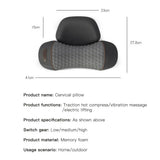 Electric Neck Massager Pillow Cervical Stretcher Heating Vibration Massage Back Traction Orthopedic Sleeping Pillows Support