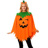 Halloween COS Costumes Party Costumes Pumpkin Cloaks Cloak Pumpkin Shawls Pumpkin Hats Headbands Cute Cosplay