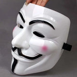 Halloween Mask Anonymous Mask Costume Accessory Cosplay Party Fancy Dress Prop Guy Fawkes Full Face Mask Halloween Event Outfit