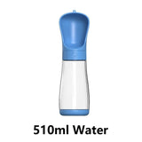 2-in-1 Portable Pet Water Bottle with Food Container - Foldable Travel Dispenser for Dogs & Cats Leakproof Outdoor Hydration