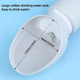 Outdoor Portable Pet Dog Water Bottle, Large Bore Large Capacity Water Bottle Silicone Material, Suitable for Indoor Outdoor
