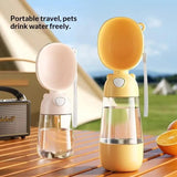 Pet Water Bottle Outdoors 480ml Portable Dog Water Feeder One Hand Operation for Hiking and Daily Walk