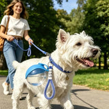 Portable Foldable Pet Water Bottle with Lanyard Leak-proof Plastic Dog Cat Drinking Cup Compact Outdoor Travel Walking Pet Water