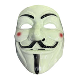Halloween Mask Anonymous Mask Costume Accessory Cosplay Party Fancy Dress Prop Guy Fawkes Full Face Mask Halloween Event Outfit