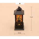 Halloween Portable LED Lanterns Witch Castle Ghost Pumpkin Decor for Parties Events Lighthouse-Inspired Atmosphere Perfect Gift