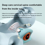 Heated Neck Traction Cervical Traction Device Pillow Electric Shoulder Massage Neck Massager Stretcher with Heat