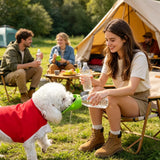 Dog Water Bottle Portable Foldable Dog Watering Container Puppy Water Dispenser for Pet Parents Animal Lovers Trainers Hiking