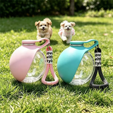 Portable Pet Water Bottle,Leak-Proof Travel Water Dispenser with Bowl , Outdoor Walking and Travel Drinking and Feeding Containe