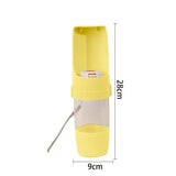 Pet  2-in-1 Dog Water Bottle & Food Container: Foldable Bowl, Leak-Proof & Portable.Essential Durable Travel Gear for Dog Cat