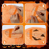Halloween Pumpkin Lantern Jack O Hanging Paper Lanterns  for Halloween Spooky Home Outdoor Indoor Party Decoration