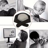 1-Pack Heated Neck Massager - Adjustable Ergonomic Design with Heat for Neck Back Shoulder, Durable Nylon, Ideal Gift