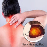 Electric Neck Heating Pad Neck and Shoulder Heating Pad 5 Temperature Modes Adjustable USB Heated Neck Warmer for Neck Relax
