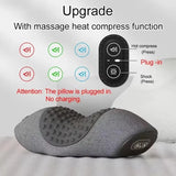 Neck Massage Pillow Heating Vibration Neck Massage Protect Cervical Spine Help Solve Sleep Problems