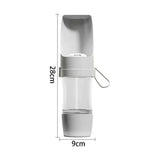 Portable Dog Cat Water Bottle with Storage Food and Water Container for Puppy Pets Dogs Feeder Bowl Outdoor Travel Pet Supplies