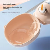 Pet Water Bottle Outdoors 480ml Portable Dog Water Feeder One Hand Operation for Hiking and Daily Walk