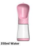 2-in-1 Portable Pet Water Bottle with Food Container - Foldable Travel Dispenser for Dogs & Cats Leakproof Outdoor Hydration