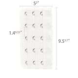 5Pcs Ladies Underwear Bra Extension Buckle Bra Extender 5 Hook White