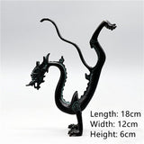 Antique Bronze Dragon Catch Beads Classical Artwork Qinglong Copper Dragon
