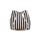 Womens Striped Canvas Tote Bag - Presidential Brand (R)