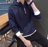 Mens Pull Over Hoodie with Zipper - Presidential Brand (R)