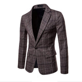Mens Checkered Blazer - Presidential Brand (R)