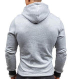Mens Zipper Pullover Hoodie in Black - Presidential Brand (R)