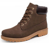 Mens Outdoor Boot Waterproof Army Style Faux Leather - Presidential Brand (R)