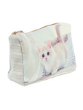 KITTEN PRINT VINYL POUCH WALLET - Presidential Brand (R)