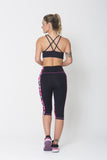 Pink Blur Capri Leggings - Presidential Brand (R)