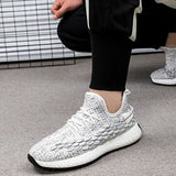 Casual Shoes Outdoor Running Sport Walking Men Fish Scale Shockproof Sneakers Breathable - Presidential Brand (R)