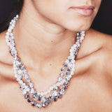 Kristin Pearl and Crystal Necklace - Presidential Brand (R)